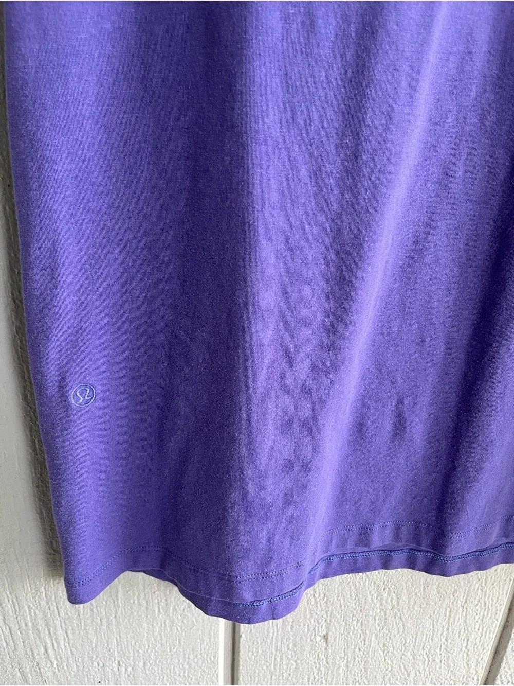 Lululemon Classic Fit Cotton Blend T Shirt Dress in Charged Indigo Purple XS